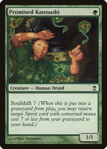 Promised Kannushi - Soulshift 7 (When this creature dies