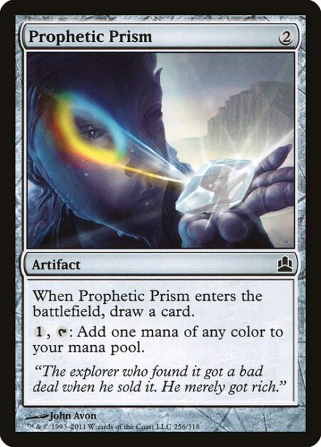 Prophetic Prism - When Prophetic Prism enters the battlefield