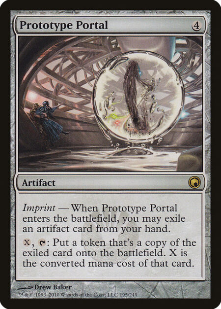 Prototype Portal - Imprint — When Prototype Portal enters the battlefield