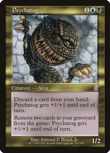 Psychatog - Discard a card: Psychatog gets +1/+1 until end of turn.