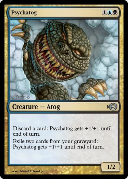 Psychatog - Discard a card: Psychatog gets +1/+1 until end of turn.