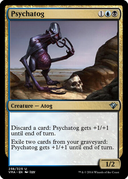 Psychatog - Discard a card: Psychatog gets +1/+1 until end of turn.