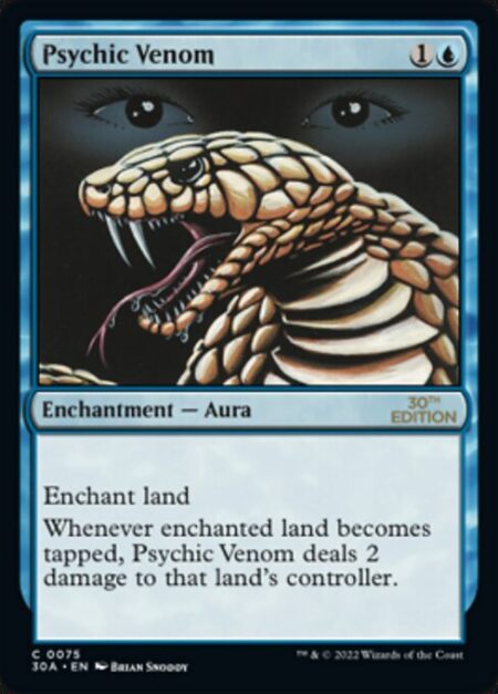 Psychic Venom - Enchant land