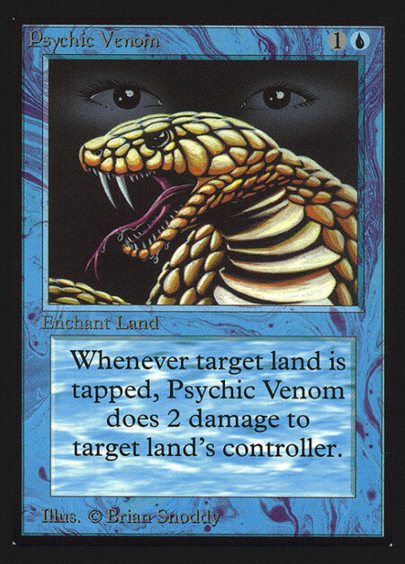 Psychic Venom - Enchant land