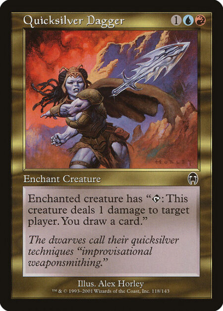 Quicksilver Dagger - Enchant creature