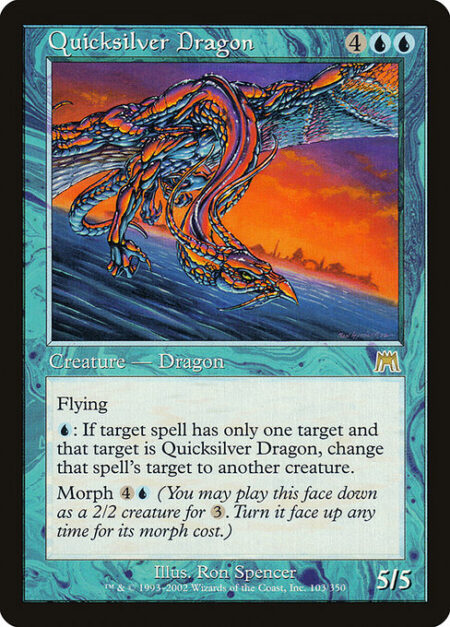 Quicksilver Dragon - Flying