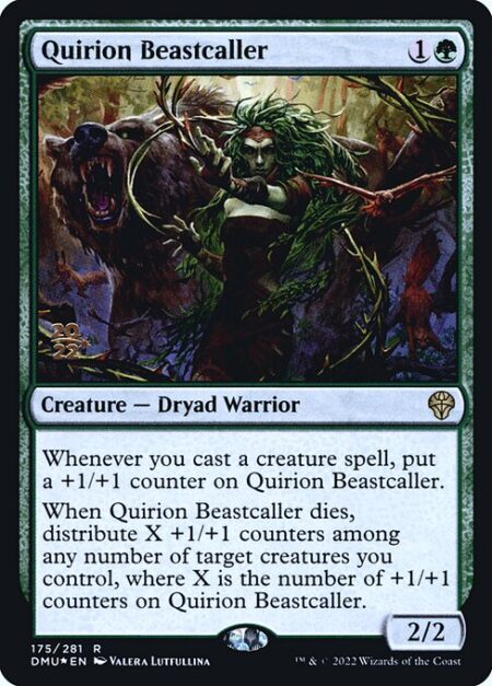 Quirion Beastcaller - Whenever you cast a creature spell