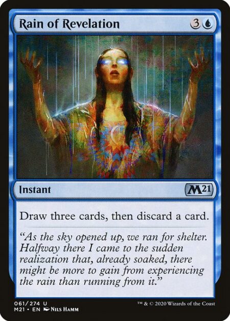 Rain of Revelation - Draw three cards