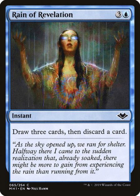 Rain of Revelation - Draw three cards