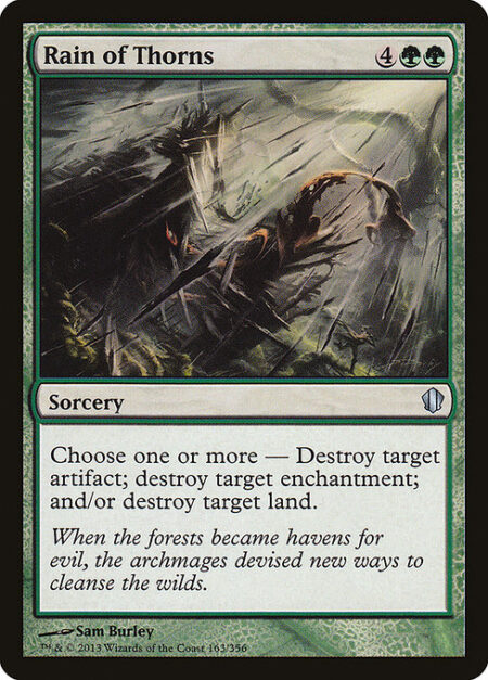 Rain of Thorns - Choose one or more —