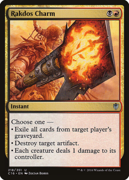 Rakdos Charm - Choose one —