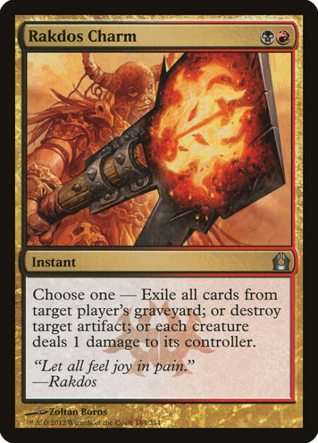 Rakdos Charm - Choose one —