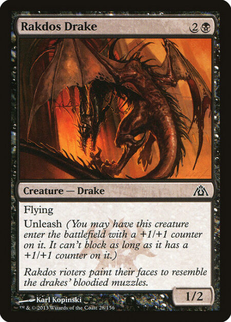 Rakdos Drake - Flying