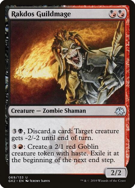 Rakdos Guildmage - ({B/R} can be paid with either {B} or {R}.)