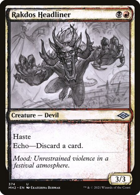 Rakdos Headliner - Haste