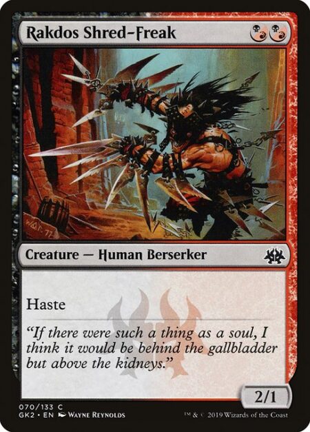 Rakdos Shred-Freak - Haste