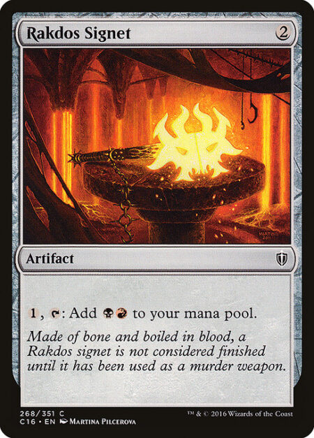 Rakdos Signet - {1}