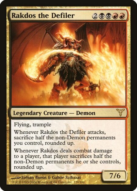 Rakdos the Defiler - Flying