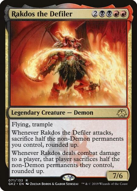 Rakdos the Defiler - Flying