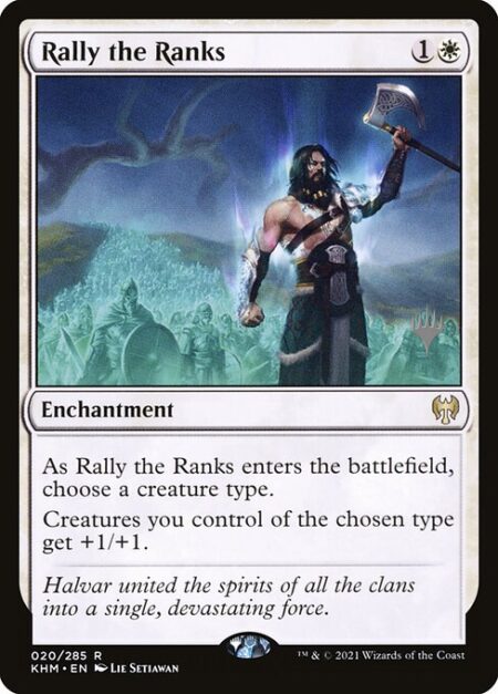 Rally the Ranks - As Rally the Ranks enters