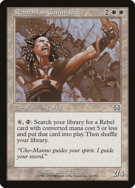 Ramosian Commander - {6}