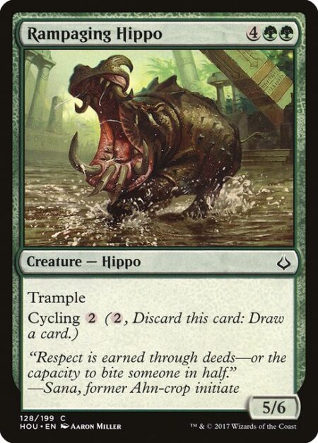 Rampaging Hippo - Trample