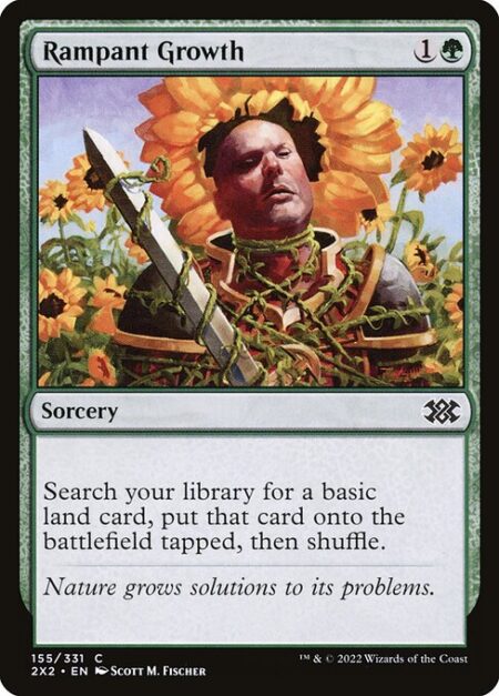 Rampant Growth - Search your library for a basic land card