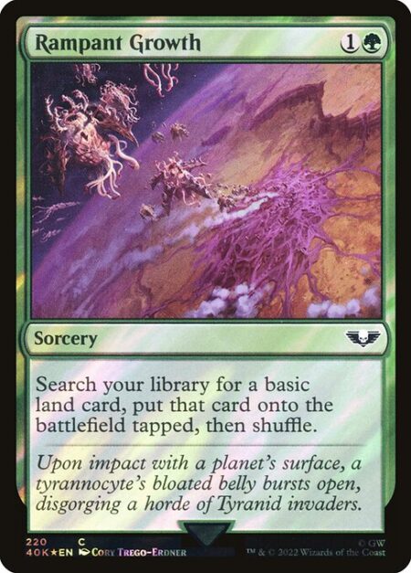 Rampant Growth - Search your library for a basic land card