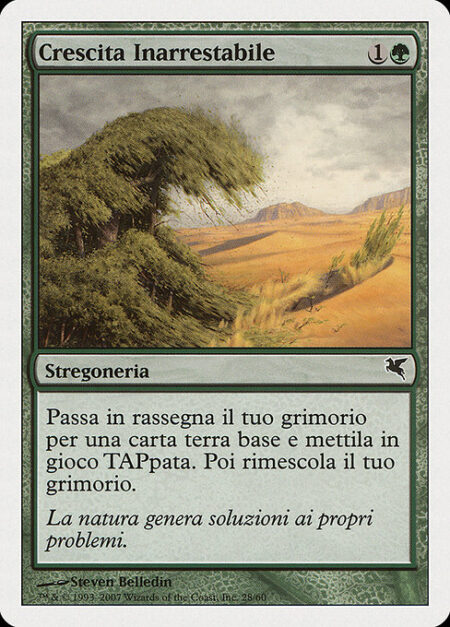 Rampant Growth - Search your library for a basic land card