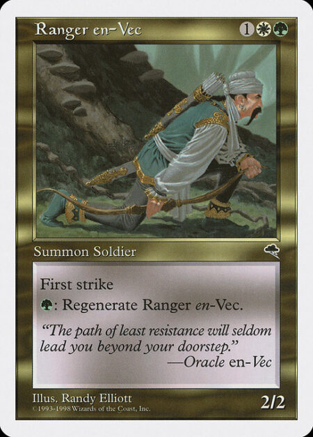 Ranger en-Vec - First strike