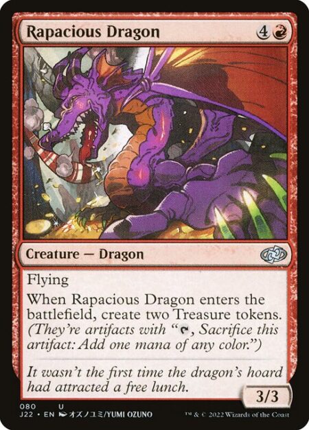 Rapacious Dragon - Flying