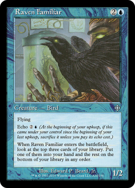 Raven Familiar - Flying