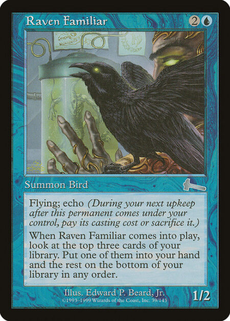 Raven Familiar - Flying