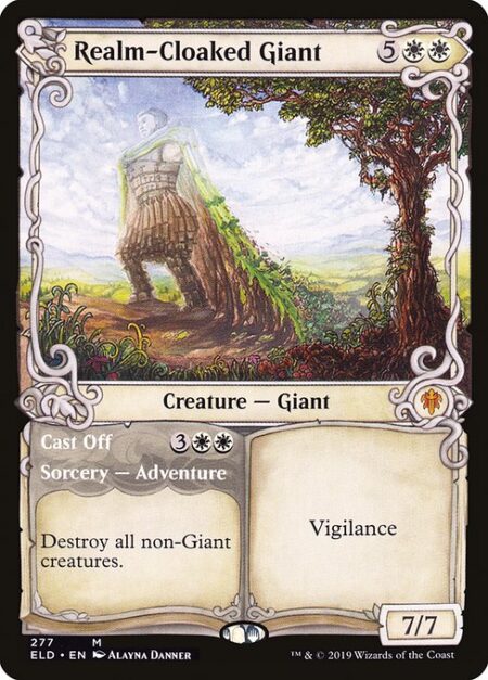 Realm-Cloaked Giant // Cast Off -