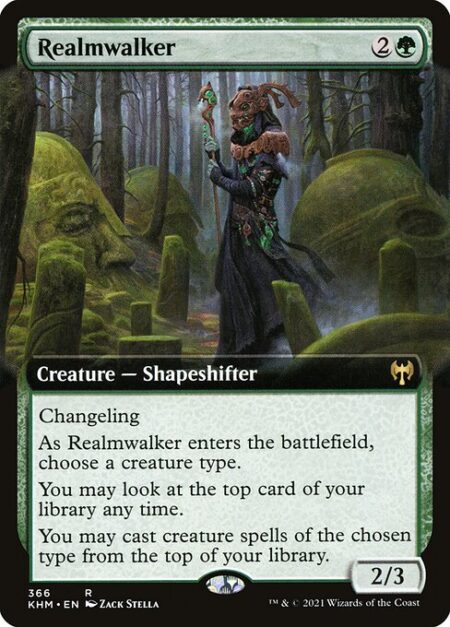 Realmwalker - Changeling (This card is every creature type.)