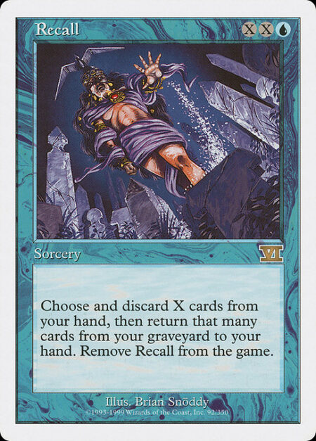 Recall - Discard X cards