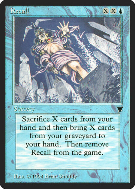 Recall - Discard X cards