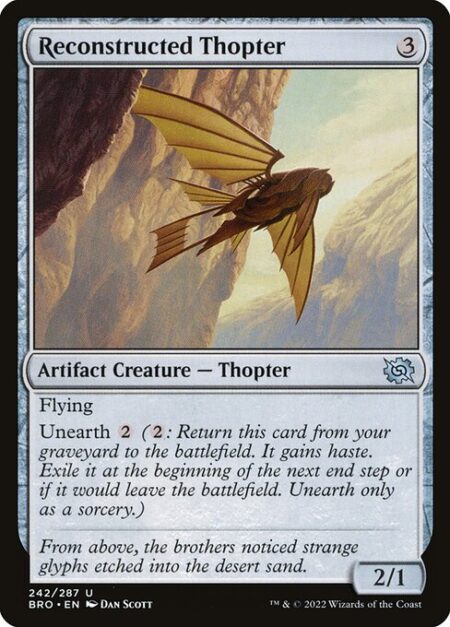 Reconstructed Thopter - Flying