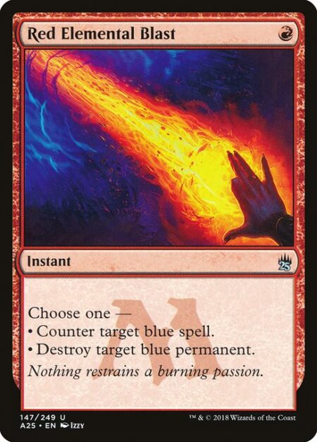 Red Elemental Blast - Choose one —