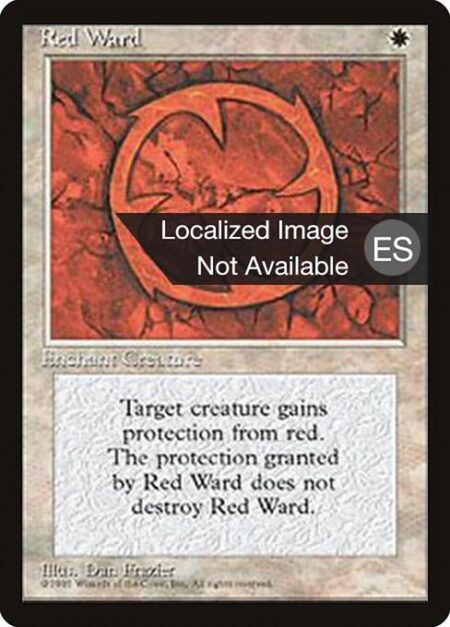 Red Ward - Enchant creature