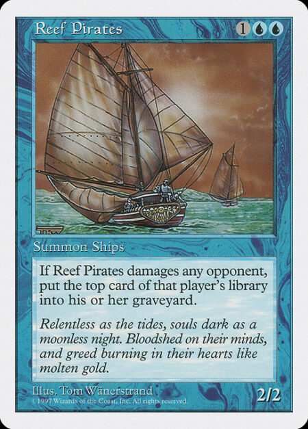 Reef Pirates - Whenever Reef Pirates deals damage to an opponent