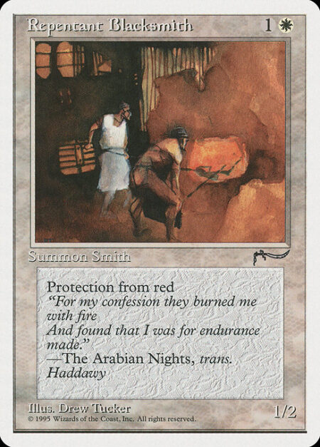Repentant Blacksmith - Protection from red