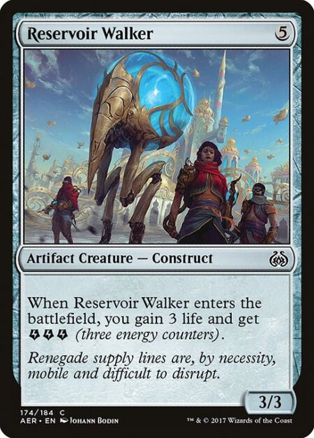 Reservoir Walker - When Reservoir Walker enters the battlefield