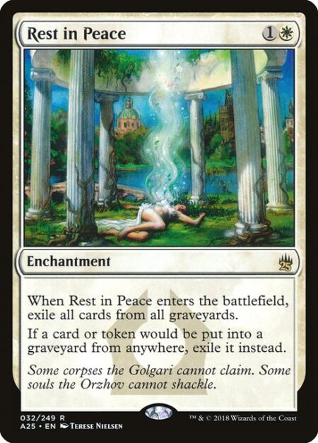 Rest in Peace - When Rest in Peace enters the battlefield