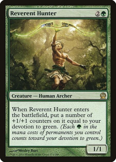 Reverent Hunter - When Reverent Hunter enters the battlefield