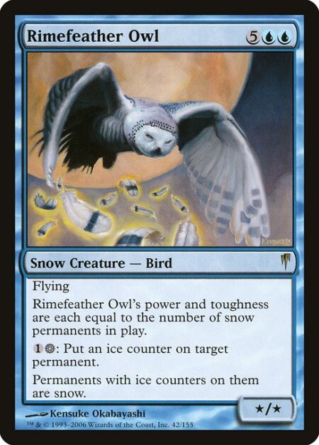 Rimefeather Owl - Flying