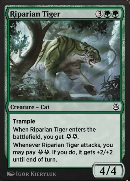 Riparian Tiger - Trample