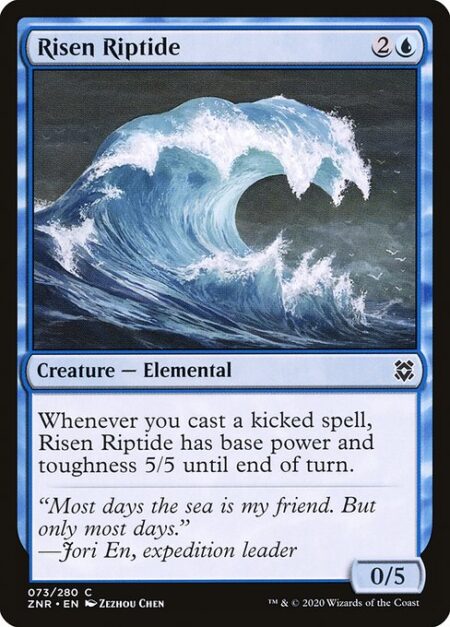 Risen Riptide - Whenever you cast a kicked spell