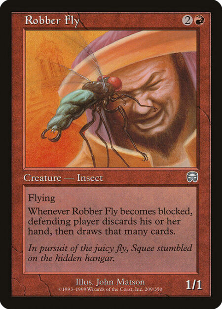 Robber Fly - Flying