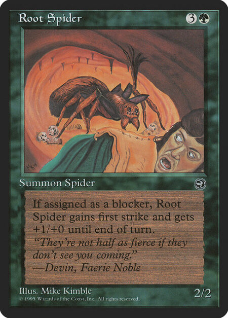 Root Spider - Whenever Root Spider blocks